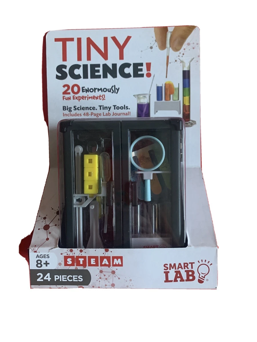 SmartLab Toys Tiny Science 20 Experiments Travel Case Instruction Book