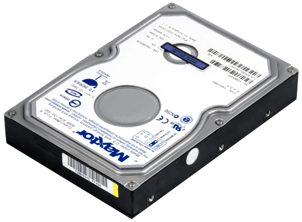 Disco Rigido Maxtor DiamondMax Plus 9 6Y080L0 80GB 7200Giri/Min 2MB ATA 3.5" - Immagine 2 di 3