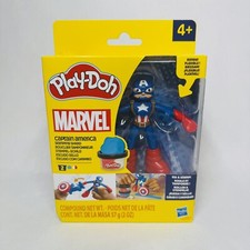 Play-Doh Marvel Captain America Stamping Shield Figure NEW