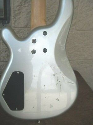 FERNANDES BASS GUITAR 4 STRING (SILVER) | eBay