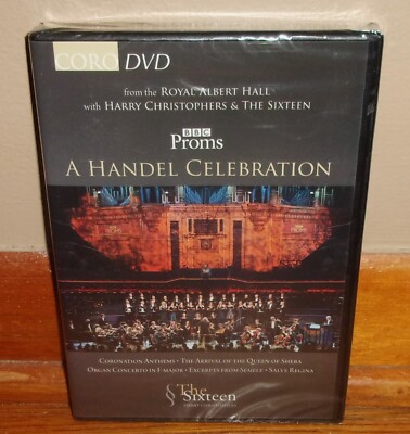 A HANDEL CELEBRATION-Royal Albert Hall-Harry Christophers & 16-NEW, SEALED DVD!