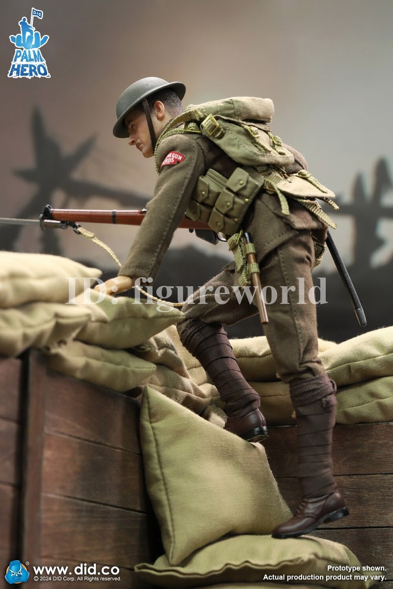 DID XB80028 1/12 WWI British Infantry Albert Brown 6