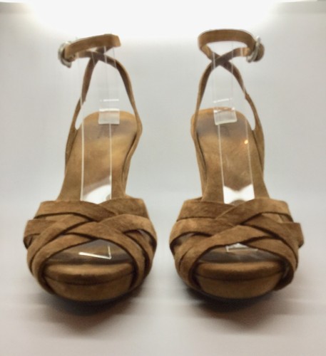 Australia Suede 7 new Ugg scatola in zeppa Brown taglia Heights Autentico sandalo 5tAq0ww