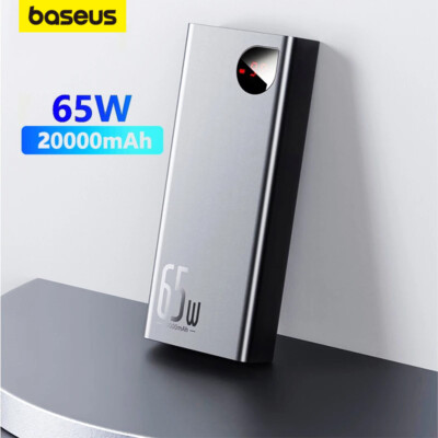 20000mah 65W Power Bank 4-Port PD3.0 Externer Handy Laptop Schnell Ladegerät