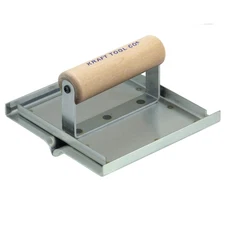 Kraft Tool CF1034 6" x 6" 3/4"R 1"D 7/8"W Western Style Hand Groover with Wood