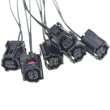 NEW For GS350 GS450h IS350 6pcs Connector of Fuel Injector MFI Secondary