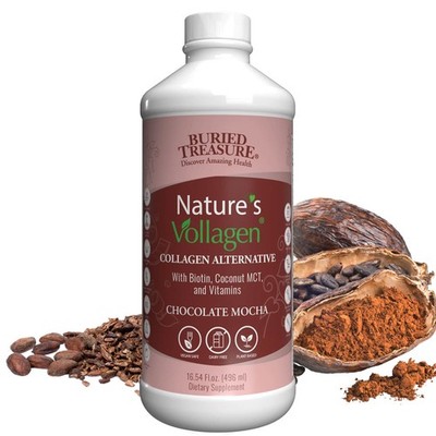 Buried Treasure Natures Vollagen (Vegan Collagen) 16 oz, Collagen Alternative