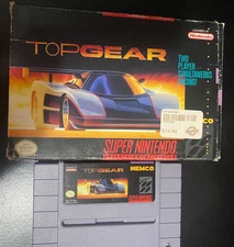 Top Gear (w/ box no manual) - Super Nintendo - Kemco - Acceptable Condition