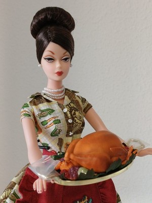 Muñeca Barbie Thanksgiving Feast, 2010 - muñeca de coleccionador