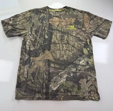 Realtree Mossy Oak Camo tShirt Size M Mens outdoor hunting graphic tee