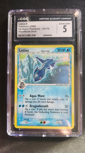 Latios δ 22/110 CGC 5 Holon Phantoms FloodRush Deck