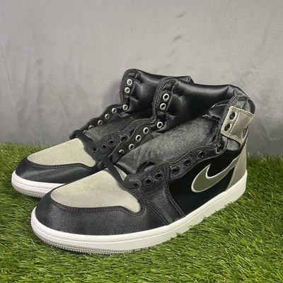 Air Jordan 1 High Retro OG Satin Shadow Black Women's 11 Mens Size 9.5  NIB 