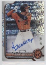 2022 Bowman Chrome Prospect Speckle Refractor 190/299 Adrian Sugastey Auto l8e