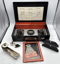 Gilbert Electric Eye Set, Black Case, 1930's Vintage, Original