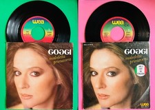 LORETTA GOGGI Raro LOTTO 2 45 Giri ITALIA E GERMANIA ● MALEDETTA PRIMAVERA ●