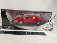 Hot Wheels 1/18 Ferrari 250 LM Red Diecast Car Factory Sealed Box Wear 23914