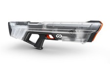 Spyra GO Clear Electronic Water Gun - Automatic, 9m Range, LED Display