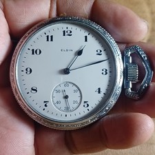 Vintage/Antique Elgin 16s Pocket Watch For Parts Or Repair