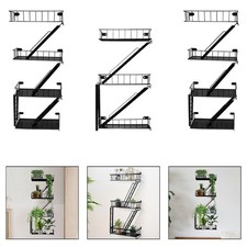 Étagère murale de secours en fer forgé, articles divers, décoration moderne