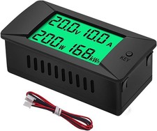 DC Display Digital Volt Meter Car Bidirectional Ammeter Power Kwh Watt Meter 300