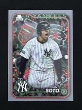 2024 Topps Holiday - Juan Soto #H162 Silver Glitter - Yankees / Mets
