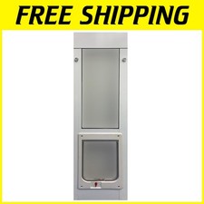 Chubby Kat Flap Pet Door for Window Heights 43-7/8  -46-1/2  