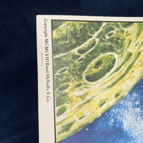 Universal Map Of Outer Space Rand McNally 1965 edition. 1965 Vintage. - Picture 3 of 5