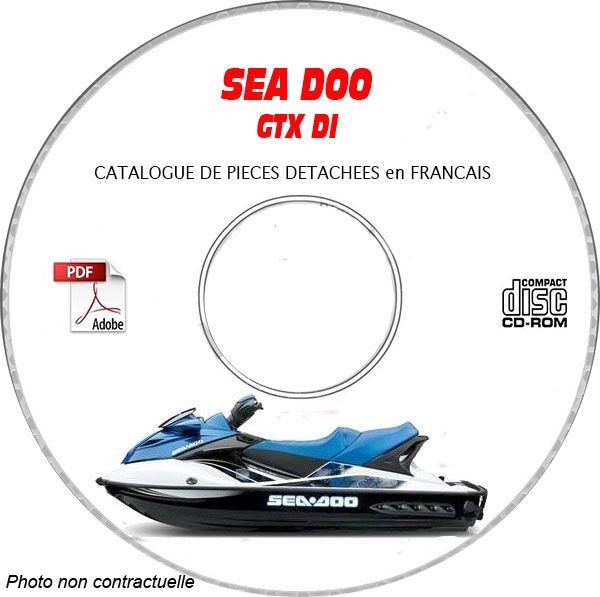 Catalogue pièces Sea-Doo GTX DI pour restaurer et entretenir votre jet-ski sur CD-ROM