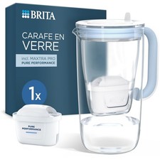 Carafe filtrante BRITA en verre Model One + 1 cartouche Maxtra Pro