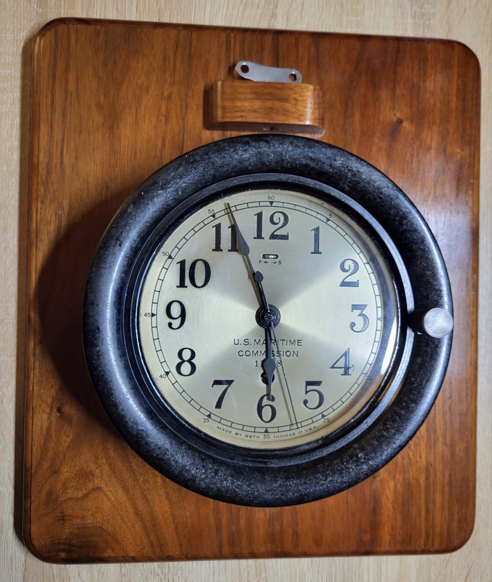 インテリア時計 Seth Thomas US MARITIME COMMISSION Seth Thomas US MARITIME COMMISSION