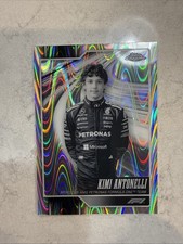 2026 Topps Chrome F1 Kimi Antonelli B&W Ray Wave Refractor Portrait RC #4