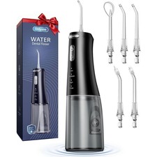 Rechargeable Cordless Water Flosser with Adjustable Water Pressure for Daily