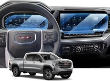 3PCS Screen Protector for 2022-2025 2026 GMC Sierra/Silverado 1500 Sle/Elevation