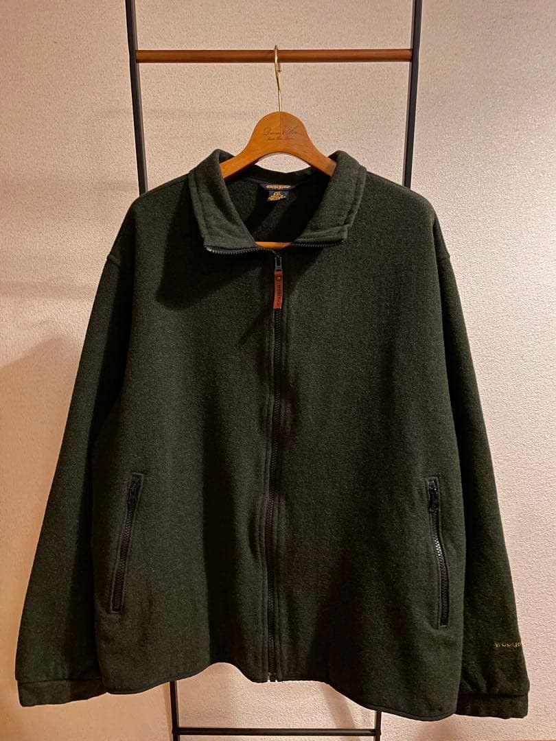 Woolrich 90s Wool Jacket Native Pattern Suede Nec… - image 1