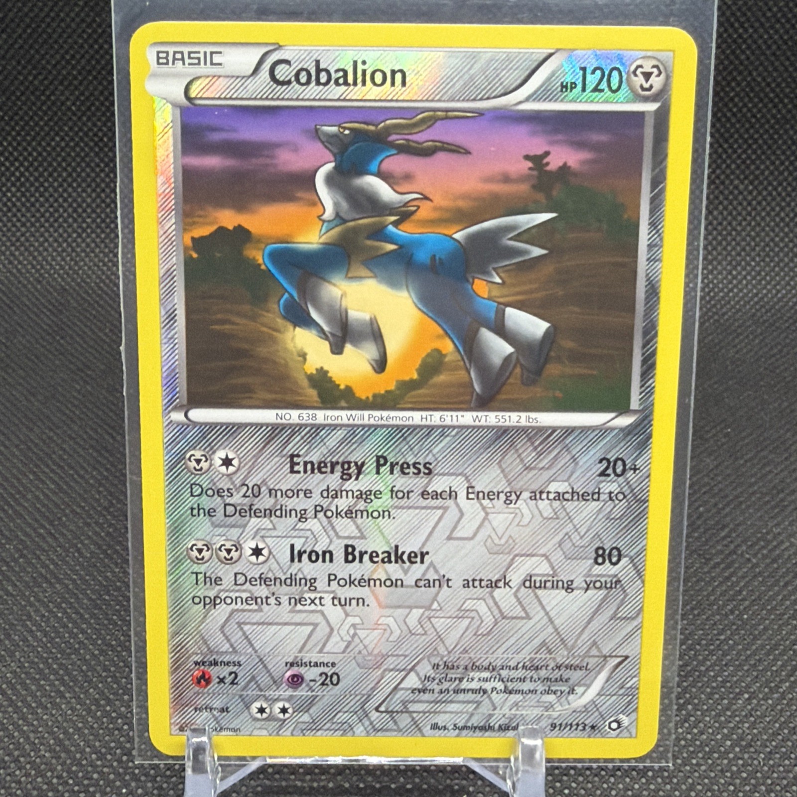 Cobalion 91/113 Legendary Treasures Reverse Holo