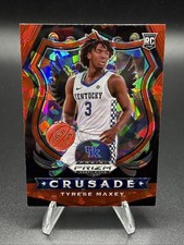 2020-21 Panini Prizm Draft Picks - Crusade Tyrese Maxey #94 Red Ice Prizm (RC)