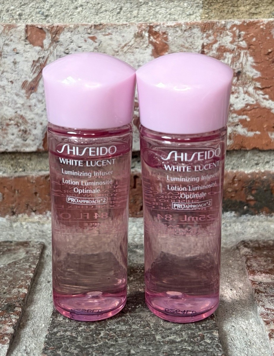 資生堂ランプ　ライト　ホワイト　SHISEIDO Lot of 2 Shiseido WHITE LUCENT LUMINIZING INFUSER 25 ml./.84 fl oz
