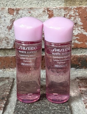 Lot of 2 Shiseido WHITE LUCENT LUMINIZING INFUSER  25 ml./.84 fl oz x 2 bottles