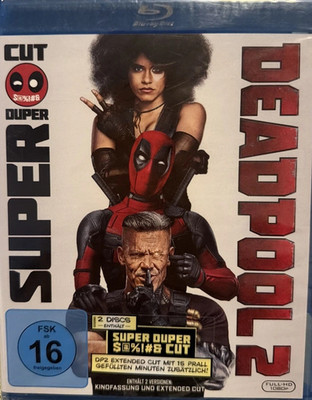 NEU - Deadpool 2 (Blu-ray, 2018) Super Duper Cut 2 Disc - NEU/OVP