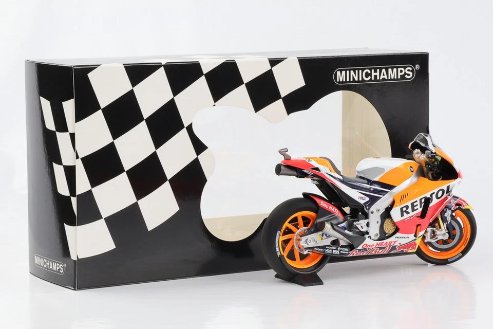 1:12 Honda RC213V Bike Repsol Team Dani Pedrosa MotoGP 2018 Minichamps - Bild 2 von 3