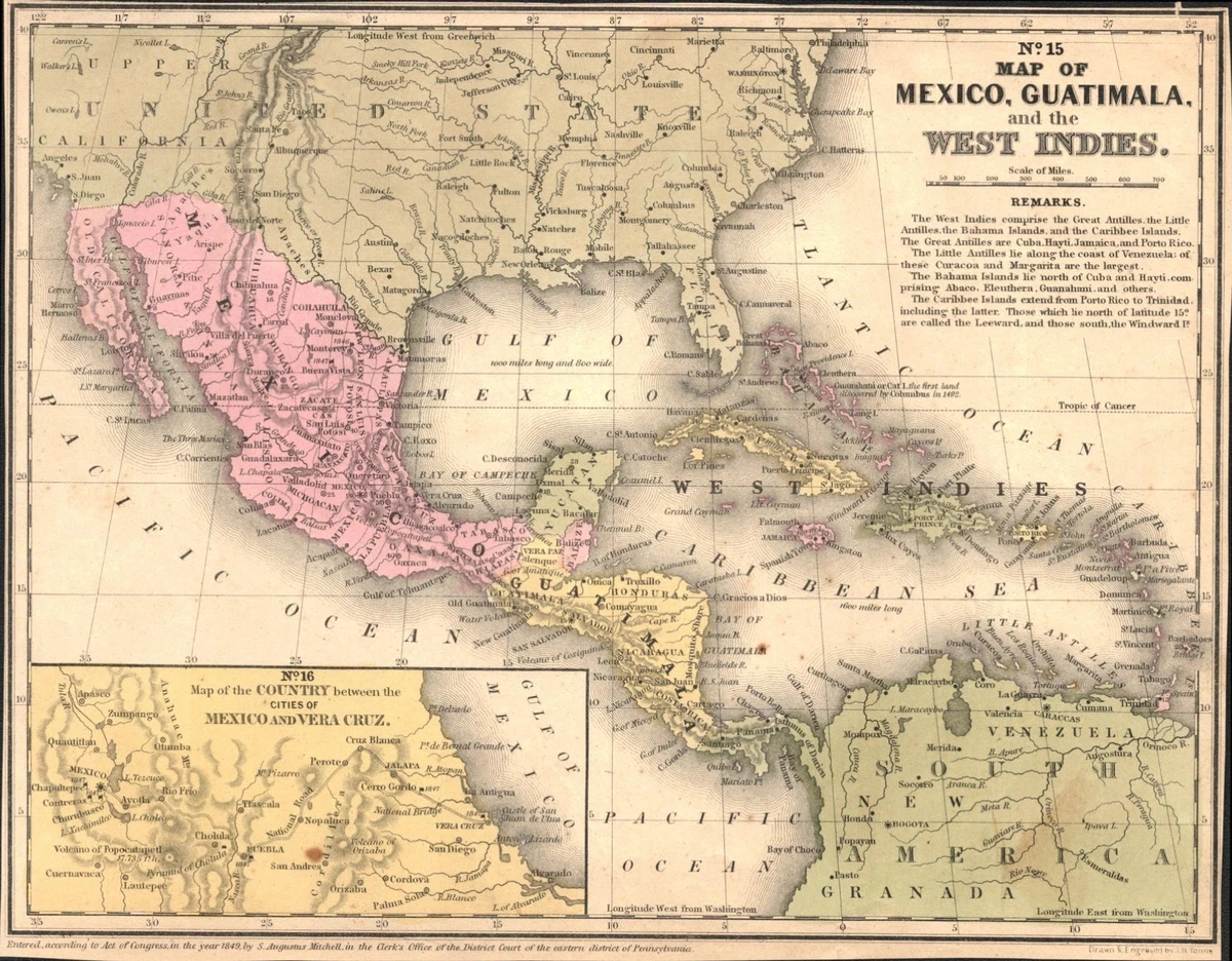 Preços baixos em México Mapas e Atlas Antigos da América do Norte