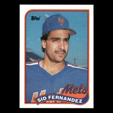 Sid Fernandez #790 1989 Topps New York Mets Baseball Card MLB