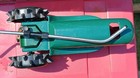 Orbit 58322 Traveling Sprinkler Green Tractor Cast Iron Garden Watering Sprayer — photo 2