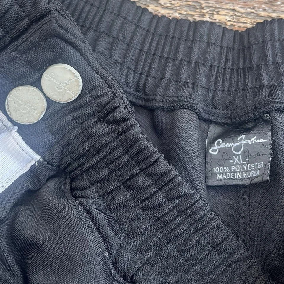 Pantalones deportivos vintage Y2K Sean John holgados hip hop patinador bordados talla XL Foto 3 de 4