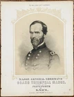 vintage CIVIL WAR sheet music MAJOR GENERAL SHERMAN'S Grand Triumphal March 1865