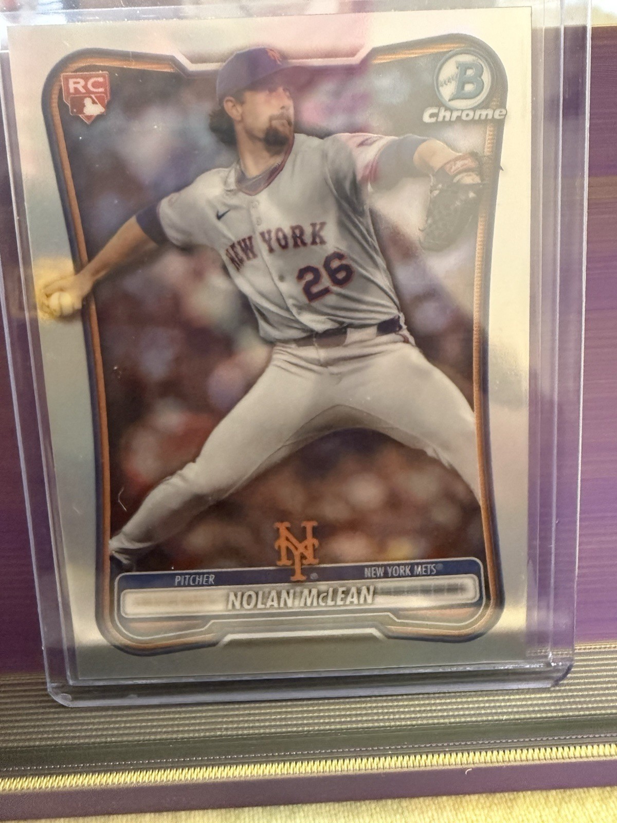 2026 Bowman - Nolan McLean #85 Sp Rookie Red Rc Chrome Variation (RC)