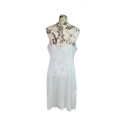 Vintage Lorraine Size 42 Silky Lace Full Slip Dress Sexy Made In USA Adjustable - Picture 2 of 8