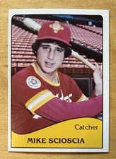 1979 TCMA Minor League - Mike Scioscia #163 (RC) Albuquerque Dukes NM+ Rare