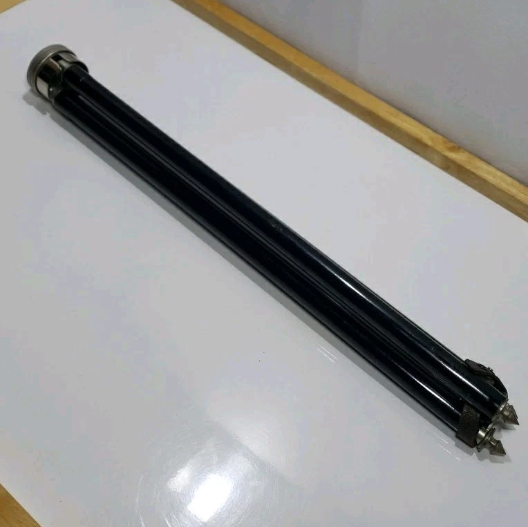 Trípode de metal vintage Eastman Kodak # 1 con estuche de cuero - negro Foto 3 de 4