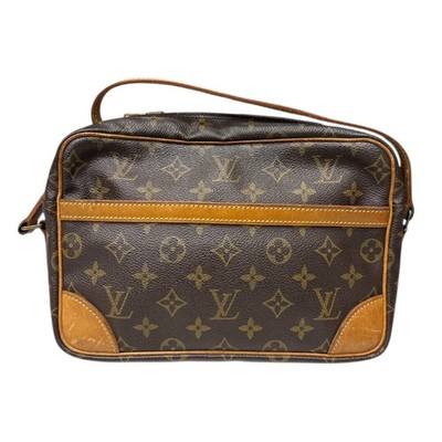 LOUIS VUITTON Trocadéro 27 Brown Canvas Shoulder Bag M51274 #OKB4151